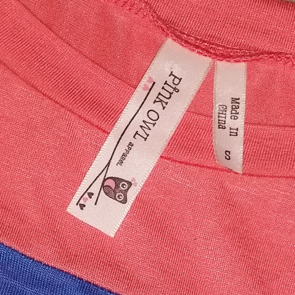 Pink Owl Tee – Size S - Picture 3 of 4